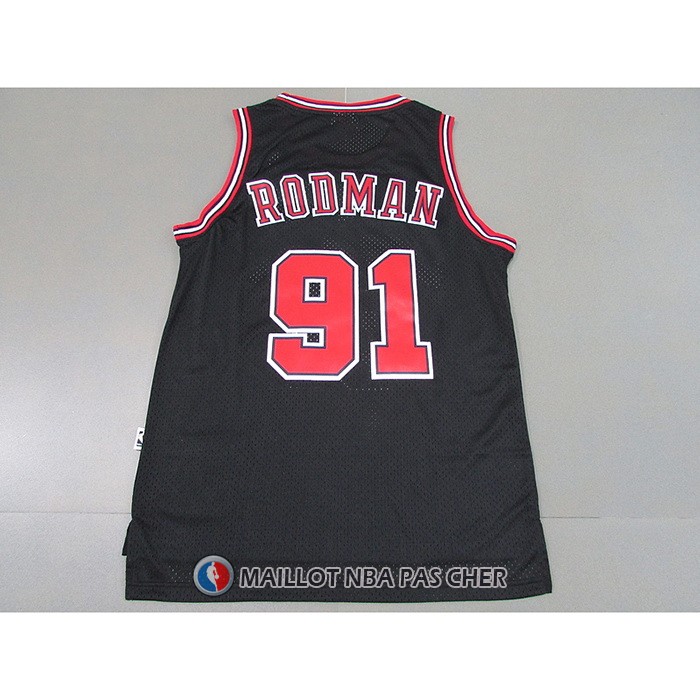 Maillot Chicago Bulls Dennis Rodman Mitchell & Ness 1997-98 Noir